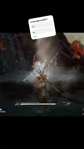 Easy Trick to defeat THE GREAT SAGE'S BROKEN SHELL in Blackmyth Wukong #gaming #bossfight