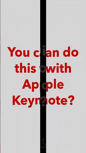 Did you know Keynote can do this 01 #applekeynote