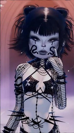 DTI Goth theme styling 🖤🕷️ Dress to Impress