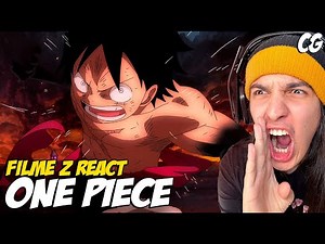 LUFFY VS ZEPHYR!!! Assistindo ONE PIECE FILME Z! - React One Piece Filme 12 + OVA Glourious Island