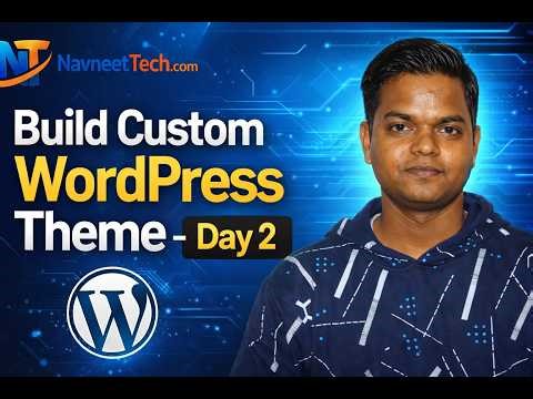 Build Custom WordPress Theme from HTML & SCSS (Step-by-Step) – Day 2