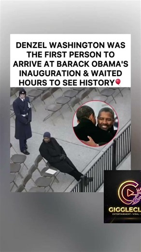 Denzel Washington Arrived 6 HOURS Early 😲🇺🇸 #Viral #Trending #Shorts #DenzelWashington #Obama