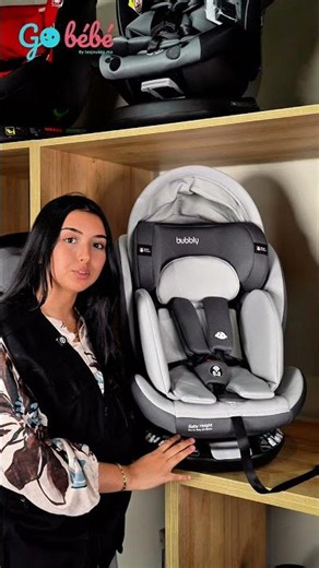 Le siège auto Bubbly accompagne votre enfant de la naissance à l’enfance .