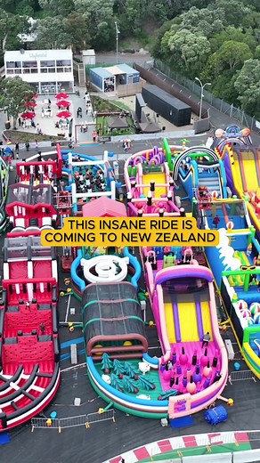 The world’s biggest bouncy castle is back 🤯 Megaland is reopening for five days from 5th to 9th January in Auckland. It’s the largest inflatable obstacle course in the world open to all ages 🏰. Tag who needs to know 😎