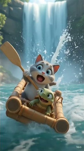 cat 🐈 &turtle 🐢 #love #shorts #short video