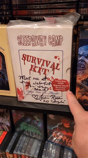 Sleepaway Camp Survival Kit DVD Box Set #shortsfeed #shorts #horror #youtubeshorts #dvd