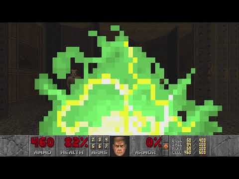 Doom II (Enhanced Edition) Map 18: The Courtyard 100% Playthrough