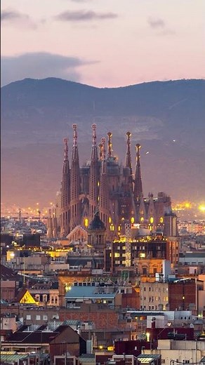 Tallest Church in the World - (Sagrada Familia, Barcelona,Spain)