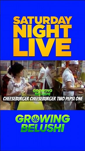 🍔 Cheeseburger cheeseburger No Coke Pepsi #johnbelushi #snl #pepsi #coke #danaykroyd #billmurray