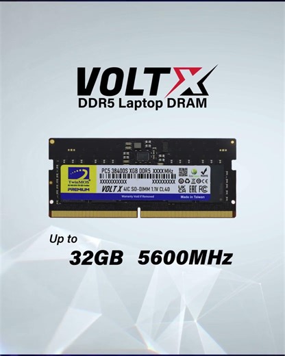 TwinMOS VOLTX DDR5 Laptop RAM