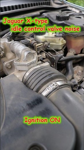 Jaguar X-type idle control valve making noise? It's normal!