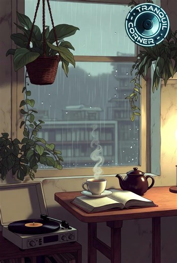 Lofi to Relax To | Gentle Rain Afternoon R&B Lo-Fi 🌧️🪴 #shorts