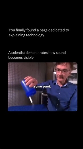 Technology Explained on Instagram: "Follow @explaining.tech to learn everything about technology one post at a time 🧠⚙️ The creation of intricate, beautiful patterns on sand using physics is the magic behind kinetic sand art tables or the classic science demonstration of Chladni plates. The core principle involves vibration and resonance. Every material has specific frequencies at which it naturally vibrates, known as its resonant frequencies. When a surface is vibrated at one of these p