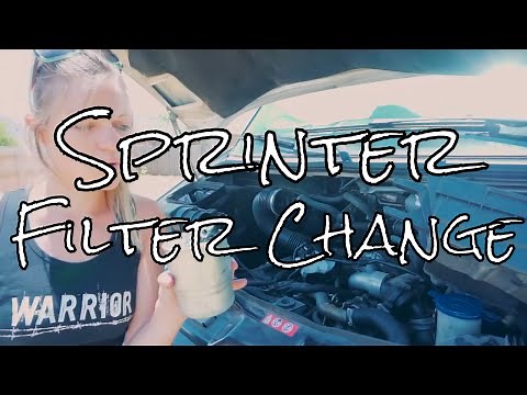 How To Change the Fuel Filter and Air Filter on a Sprinter