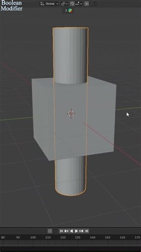 How to Use Boolean Modifier in Blender (Step-by-Step) #3d #blender
