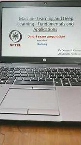 Revision of NPTEL final exam on Machine Learning and Deep Learning fundamentals and applications
