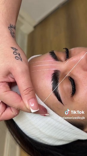 Complete Brow Lamination Process for Thick Brows