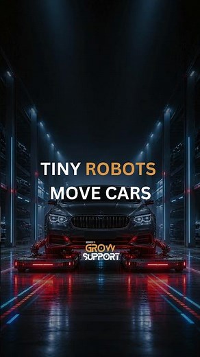 Automated Parking System: Tiny Robots Move a Full Car 🤖🚗