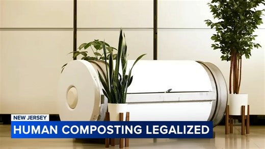 New Jersey legalizes human composting as alternative to traditional burial