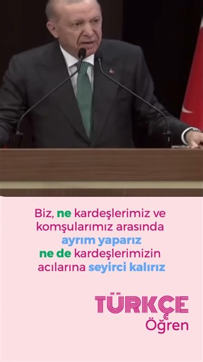 Learn Turkish with a Real Speech by Erdoğan 🇹🇷
