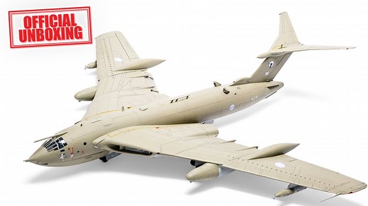 Unboxing the 1:72 scale Handley Page Victor K.2/SR.2... The Handley Page (HP) Victor was a jet-powered, strategic bomber which, alongside the other ‘V’ bombers, the Avro Vulcan and Vickers Valliant, formed an essential part of Britain’s nuclear deterrent during the early part of the Cold War. The Victor was designed to carry out long-range, low-altitude attacks, but was later relegated to an aerial refuelling role when it was no longer deemed effective as a strategic bomber. Learn more: https://