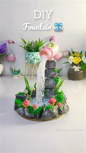 DIY water fountain ⛲️ #shorts#diy#viral
