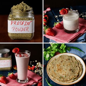 77K views · 1.6K reactions | How To Make Protein Powder: 4 Healthy Recipes Using Protein Powder Protein Shake | Mint's Recipes | Facebook