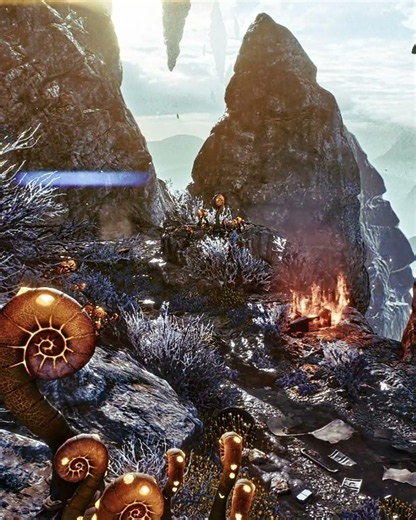 glowing plants and floating mountains 🎮 mass effect andromeda