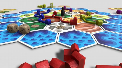 Settlers of Catan Board Game 🎲🏞️ - Download Free 3D model by Glowbox 3D (@glowbox3d)