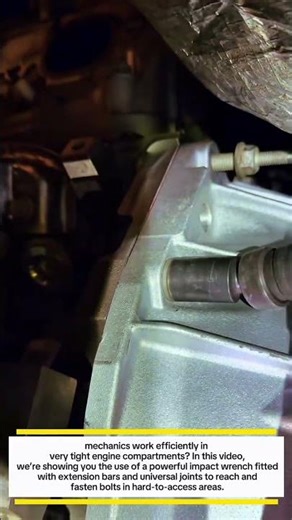 Working in Tight Spaces – Impact Wrench with Extensions