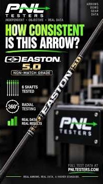 Easton 5.0 Arrow Test | Radial Spine Consistency & Variance