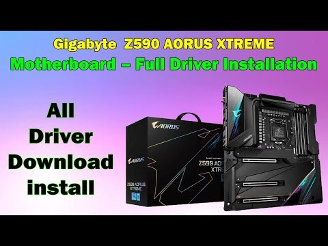 Install All Gigabyte Z590 AORUS XTREME Drivers on Windows 10/11 (Step-by-Step)