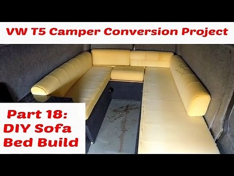VW T5 Camper Conversion Project Part 18: DIY Bed Build & Installation
