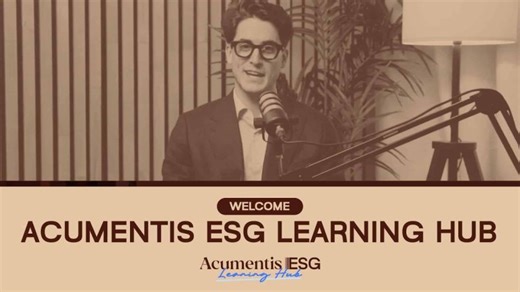 Welcome to the Acumentis ESG Learning Hub | Acumentis Group