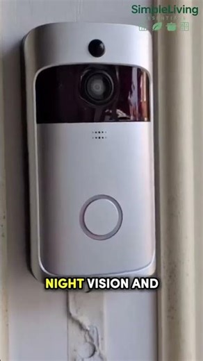 Never Miss a Visitor Again 🔔📹 Wireless HD Smart Video Doorbell with Night Vision
