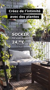Transformez votre balcon en petit paradis. 🌿 http://bit.ly/2LGCdkT | IKEA