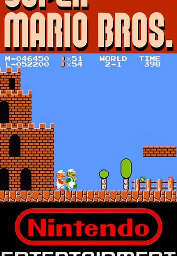 Super Mario Bros Gameplay: 2 Players in World 2