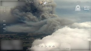 This alarming aerial footage of the Margaret River bushfires taken by DFES yesterday shows the sheer magnitude of the threat. https://thewest.com.au/news/bushfires/margaret-river-fire-dfes-video-footage-shows-the-full-scale-of-the-fire-burning--c-4896923 | The West Australian