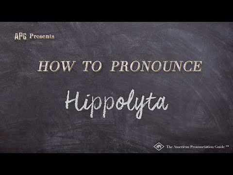 How to Pronounce Hippolyta (Real Life Examples!)