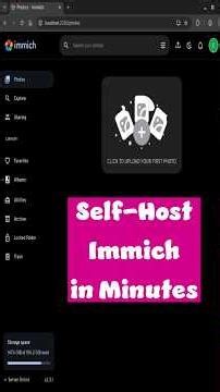 How to Self-Host Immich – Photo & Video Management with Podman!