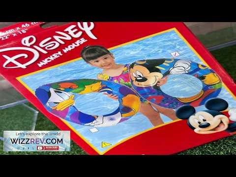 INTEX Disney Vintage Mickey Mouse Swim Ring Inflatable Pool Float Kids 1990s