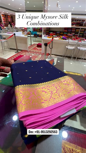 💛👑 Pure Mysore Silk Sarees – Now Available in 3 Stunning Colours! 👑💛✨ Elegance gets even more vibrant with our Pure Mysore Silk Saree Collection, now launched in three beautiful colour options to match every mood, moment, and celebration. 🌸 Woven from authentic 60/90 gms Pure Mysore Silk, each saree shines with a natural gloss, smooth texture, and rich traditional zari detailing — perfect for weddings, festivals, and timeless gifting. 💫 ✨ Highlights: ✔ 100% Pure Mysore Silk ✔ Available in 