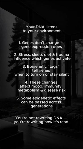 Your DNA listens to your environment... here's how...