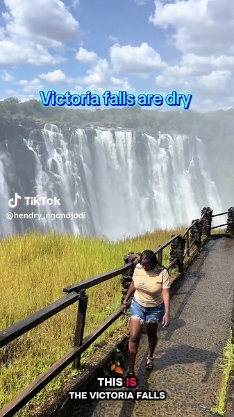 VICTORIA FALLS ARE DRY due to drought and the effect of climate change #victoriafalls #victoriafallsdry #vicfalls #blowthis