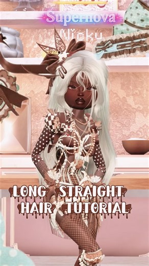 HAIR TUTORIAL: LONG STRAIGHT 🍫