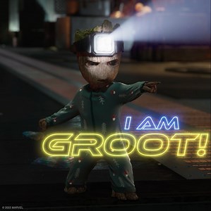 Three words we love hearing. 😍 Marvel Studios' #IAmGroot, a collection of five Original shorts, is now streaming on Disney ! | Marvel Studios