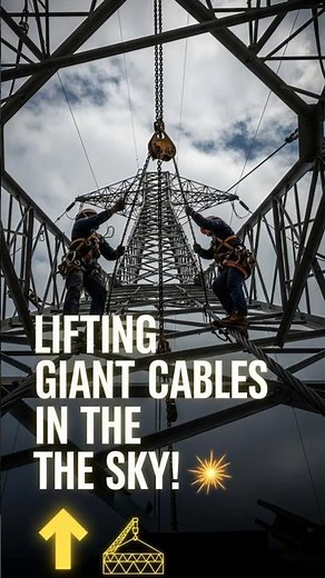 Extreme Heights & Heavy Cable Installation! | shots | california