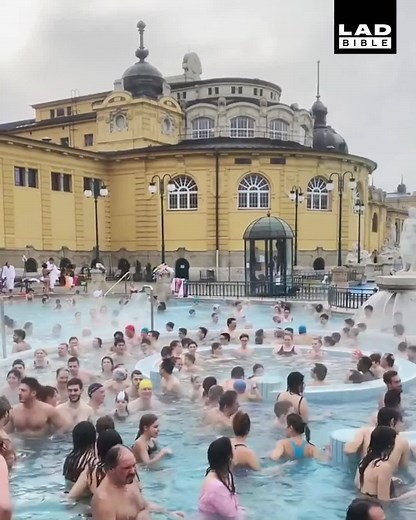 I'm definitely adding The Széchenyi Medicinal Bath in Budapest to my travel bucket list 👌 | LADbible