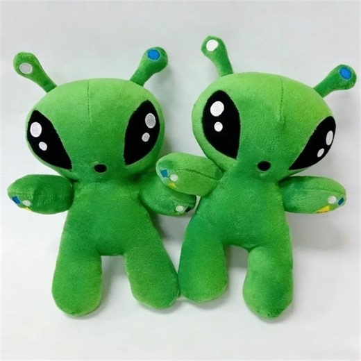 Green Alien Plush Toy | Kawaii Space Creature Stuffed Animal, UFO Inspired Doll - Etsy