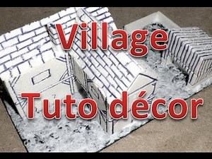 Décors tuto, zone de village 10mm par Eskice miniature 72